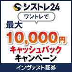 インヴァスト証券 シストレ24 口座開設