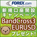BandCross3 EURUSD(forex.comキャンペーン)