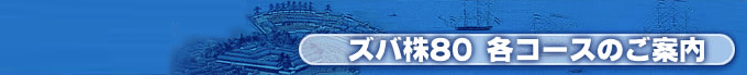 ズバ株８０&nbsp;各コースのご案内