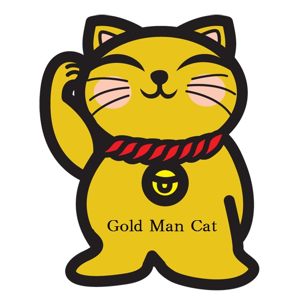 Gold Man Cat
